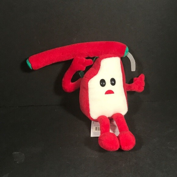CVS Stuffins rudolph misfit water gun stuffed animal, red pistol plush animal - Picture 1 of 9